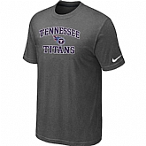 Tennessee Titans Heart & Soul Dark grey T-Shirt,baseball caps,new era cap wholesale,wholesale hats