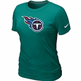 Tennessee Titans L.Green Women's Logo T-Shirt,baseball caps,new era cap wholesale,wholesale hats