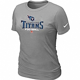 Tennessee Titans L.Grey Women's Critical Victory T-Shirt,baseball caps,new era cap wholesale,wholesale hats