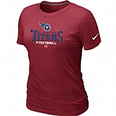 Tennessee Titans Red Women's Critical Victory T-Shirt,baseball caps,new era cap wholesale,wholesale hats