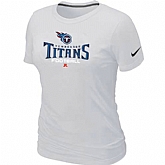 Tennessee Titans White Women's Critical Victory T-Shirt,baseball caps,new era cap wholesale,wholesale hats