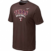 Texans Rangers 2014 Home Practice T-Shirt - Brown,baseball caps,new era cap wholesale,wholesale hats