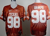 Texas Longhorns #98 Brian Orakpo Orange Jerseys,baseball caps,new era cap wholesale,wholesale hats