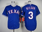 Texas Rangers #3 Wilson 2014 Blue Jerseys,baseball caps,new era cap wholesale,wholesale hats