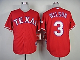 Texas Rangers #3 Wilson 2014 Red Jerseys,baseball caps,new era cap wholesale,wholesale hats