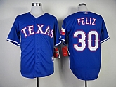 Texas Rangers #30 Feliz 2014 Blue Jerseys,baseball caps,new era cap wholesale,wholesale hats
