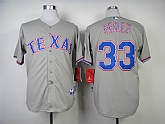Texas Rangers #33 Perez 2014 Gray Jerseys,baseball caps,new era cap wholesale,wholesale hats