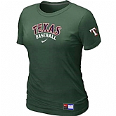 Texas Rangers Nike Women's D.Green Short Sleeve Practice T-Shirt,baseball caps,new era cap wholesale,wholesale hats