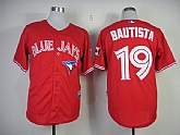 Toronto Blue Jays #19 Bautista 2013 Canada Day Red Jerseys,baseball caps,new era cap wholesale,wholesale hats