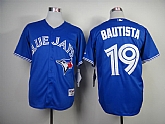 Toronto Blue Jays #19 Bautista Blue Jerseys,baseball caps,new era cap wholesale,wholesale hats