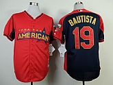 Toronto Blue Jays #19 Jose Bautista 2014 All Star Red Jerseys,baseball caps,new era cap wholesale,wholesale hats