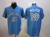 Toronto Blue Jays #19 Molitor Light Blue Jerseys,baseball caps,new era cap wholesale,wholesale hats