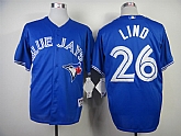 Toronto Blue Jays #26 Adam Lind Blue Jerseys,baseball caps,new era cap wholesale,wholesale hats