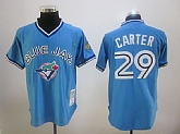 Toronto Blue Jays #29 Carter Blue Throwback Jerseys,baseball caps,new era cap wholesale,wholesale hats