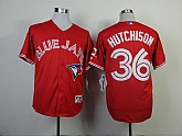 Toronto Blue Jays #36 Hutchison Red Jerseys,baseball caps,new era cap wholesale,wholesale hats