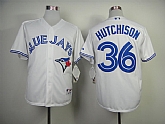 Toronto Blue Jays #36 Hutchison White Jerseys,baseball caps,new era cap wholesale,wholesale hats