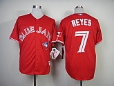 Toronto Blue Jays #7 Jose Reyes Canada Day Red Jerseys,baseball caps,new era cap wholesale,wholesale hats