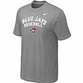 Toronto Blue Jays 2014 Home Practice T-Shirt - Light Grey,baseball caps,new era cap wholesale,wholesale hats