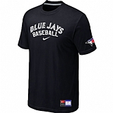 Toronto Blue Jays Black Nike Short Sleeve Practice T-Shirt,baseball caps,new era cap wholesale,wholesale hats