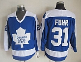 Toronto Maple Leafs #31 Fuhr CCM Throwback Blue Jerseys,baseball caps,new era cap wholesale,wholesale hats