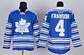 Toronto Maple Leafs #4 Franson 2014 Winter Classic Blue Jerseys,baseball caps,new era cap wholesale,wholesale hats