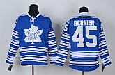 Toronto Maple Leafs #45 Bernier 2014 Winter Classic Blue Jerseys,baseball caps,new era cap wholesale,wholesale hats