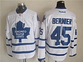 Toronto Maple Leafs #45 Bernier White Jerseys,baseball caps,new era cap wholesale,wholesale hats