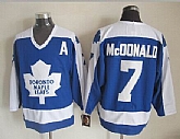 Toronto Maple Leafs #7 Lanny McDonald CCM Throwback Blue Jerseys,baseball caps,new era cap wholesale,wholesale hats