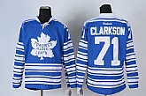 Toronto Maple Leafs #71 Clarkson 2014 Winter Classic Blue Jerseys,baseball caps,new era cap wholesale,wholesale hats