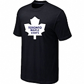 Toronto Maple Leafs Big & Tall Logo Black T-Shirt,baseball caps,new era cap wholesale,wholesale hats