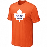 Toronto Maple Leafs Big & Tall Logo Orange T-Shirt,baseball caps,new era cap wholesale,wholesale hats