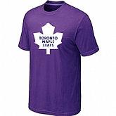 Toronto Maple Leafs Big & Tall Logo Purple T-Shirt,baseball caps,new era cap wholesale,wholesale hats