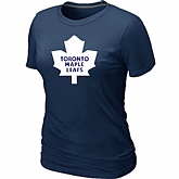 Toronto Maple Leafs Big & Tall Women's Logo D.Blue T-Shirt,baseball caps,new era cap wholesale,wholesale hats