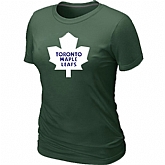 Toronto Maple Leafs Big & Tall Women's Logo D.Green T-Shirt,baseball caps,new era cap wholesale,wholesale hats