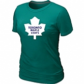 Toronto Maple Leafs Big & Tall Women's Logo L.Green T-Shirt,baseball caps,new era cap wholesale,wholesale hats