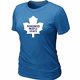 Toronto Maple Leafs Big & Tall Women's Logo L.blue T-Shirt,baseball caps,new era cap wholesale,wholesale hats