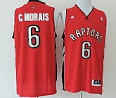Toronto Raptors #6 Carlos Morais Revolution 30 Swingman Red Jerseys,baseball caps,new era cap wholesale,wholesale hats