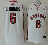Toronto Raptors #6 Carlos Morais Revolution 30 Swingman White Jerseys,baseball caps,new era cap wholesale,wholesale hats
