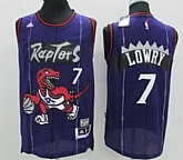 Toronto Raptors #7 Kyle Lowry Purple Swingman Throwback Jerseys,baseball caps,new era cap wholesale,wholesale hats