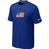 USA Olympics USA Flag Collection Locker Room T-Shirt Blue,baseball caps,new era cap wholesale,wholesale hats