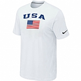 USA Olympics USA Flag Collection Locker Room T-Shirt White,baseball caps,new era cap wholesale,wholesale hats