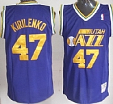 Utah Jazz #47 Andrei Kirilenko Purple Throwback Authentic Jerseys,baseball caps,new era cap wholesale,wholesale hats