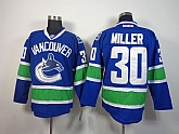 Vancouver Canucks #30 Miller Blue Jerseys,baseball caps,new era cap wholesale,wholesale hats