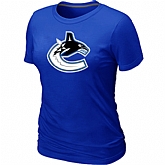 Vancouver Canucks Big & Tall Women's Logo Blue T-Shirt,baseball caps,new era cap wholesale,wholesale hats