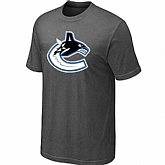 Vancouver Canucks D.Grey Big & Tall Logo T-Shirt,baseball caps,new era cap wholesale,wholesale hats