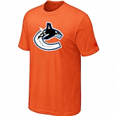 Vancouver Canucks Orange Big & Tall Logo T-Shirt,baseball caps,new era cap wholesale,wholesale hats