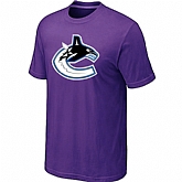 Vancouver Canucks Purple Big & Tall Logo T-Shirt,baseball caps,new era cap wholesale,wholesale hats