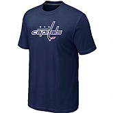 Washington Capitals Big & Tall Logo D.Blue T-Shirt,baseball caps,new era cap wholesale,wholesale hats
