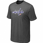 Washington Capitals Big & Tall Logo D.Grey T-Shirt,baseball caps,new era cap wholesale,wholesale hats