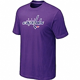 Washington Capitals Big & Tall Logo Purple T-Shirt,baseball caps,new era cap wholesale,wholesale hats